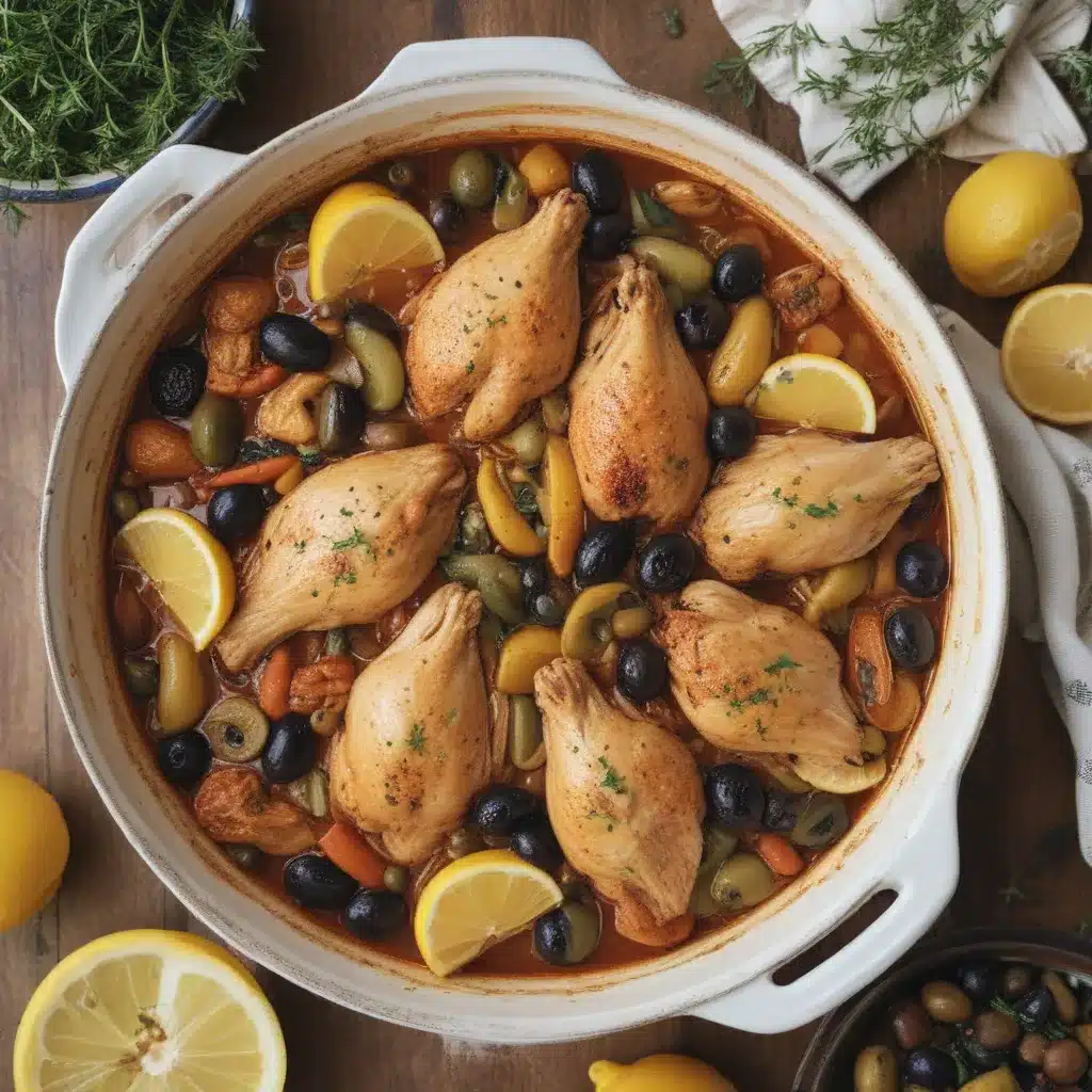 A Twist on Tradition: El Bahias Chicken Tagine with Preserved Lemons & Olives