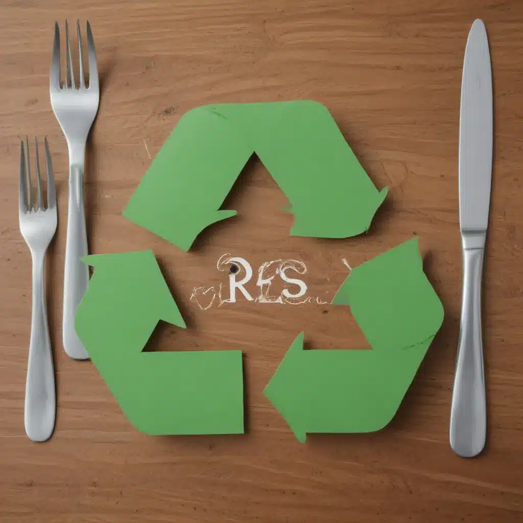 Bringing the 3 Rs to Our Restaurant: Reduce, Reuse, Recycle