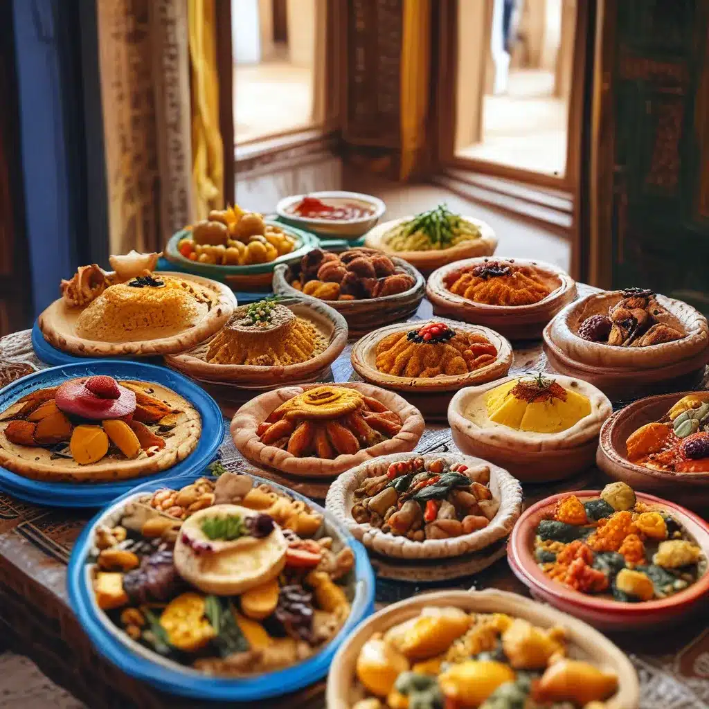 Sample Moroccan Delicacies at El Bahia